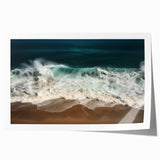 Extra large rolled print featuring a vibrant Caribbean scenery with lush florals, perfect for art wall dining room.