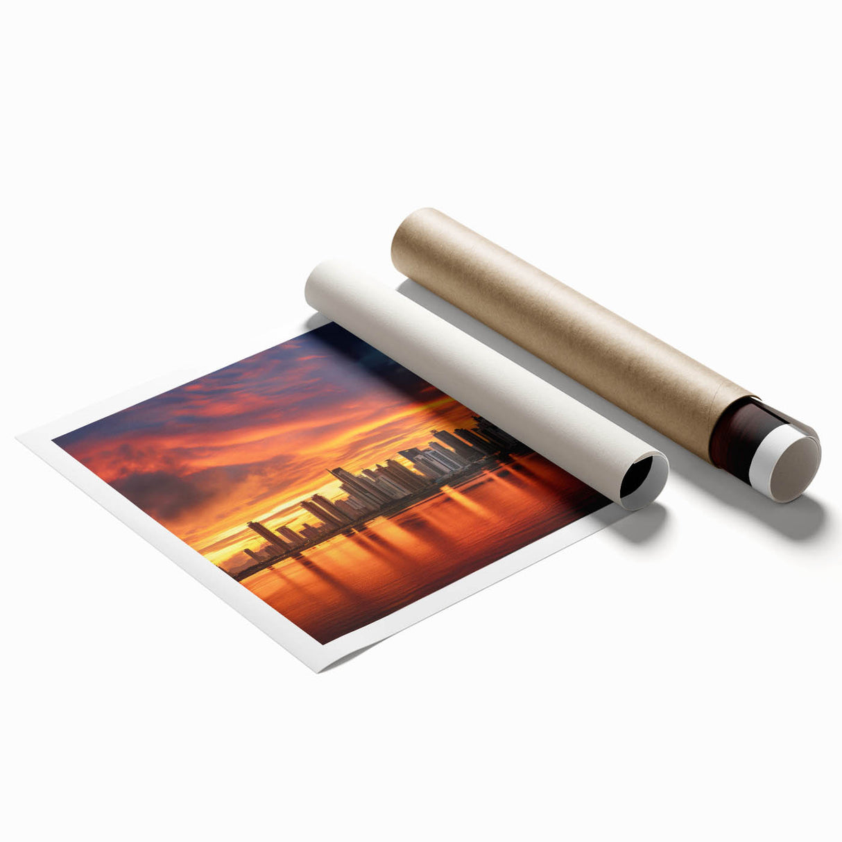 Extra large wall art featuring a floral design in vibrant colors on rolled print, ideal for classy bathroom decor.