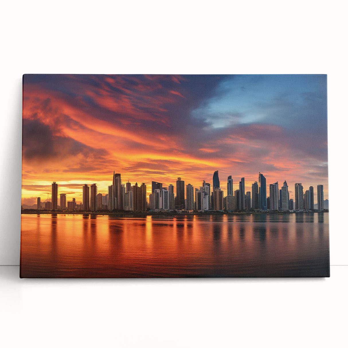 Black and white photograph of Central America scenery on stretched canvas, suitable as kitchen wall art.