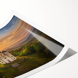 Extra large wall art featuring line art flowers in black and white, ideal for large living room decor.