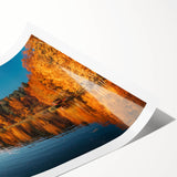 Extra large rolled print featuring line art flowers in monochrome, ideal for large living room wall art.