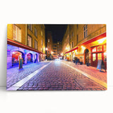 Black and white stretched canvas of Lyon, France, scenery, ideal for kitchen wall art.