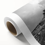 Art Deco poster of Paris scenery in muted pastel colors on rolled canvas, ideal for nursery wall art.