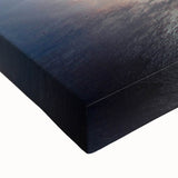 Large art canvas of an Icelandic landscape in black and white, ideal for bedroom wall decor.