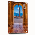 Acrylic print of a Venice scenery in soft pastel shades, ideal for bedroom or dining room decor.