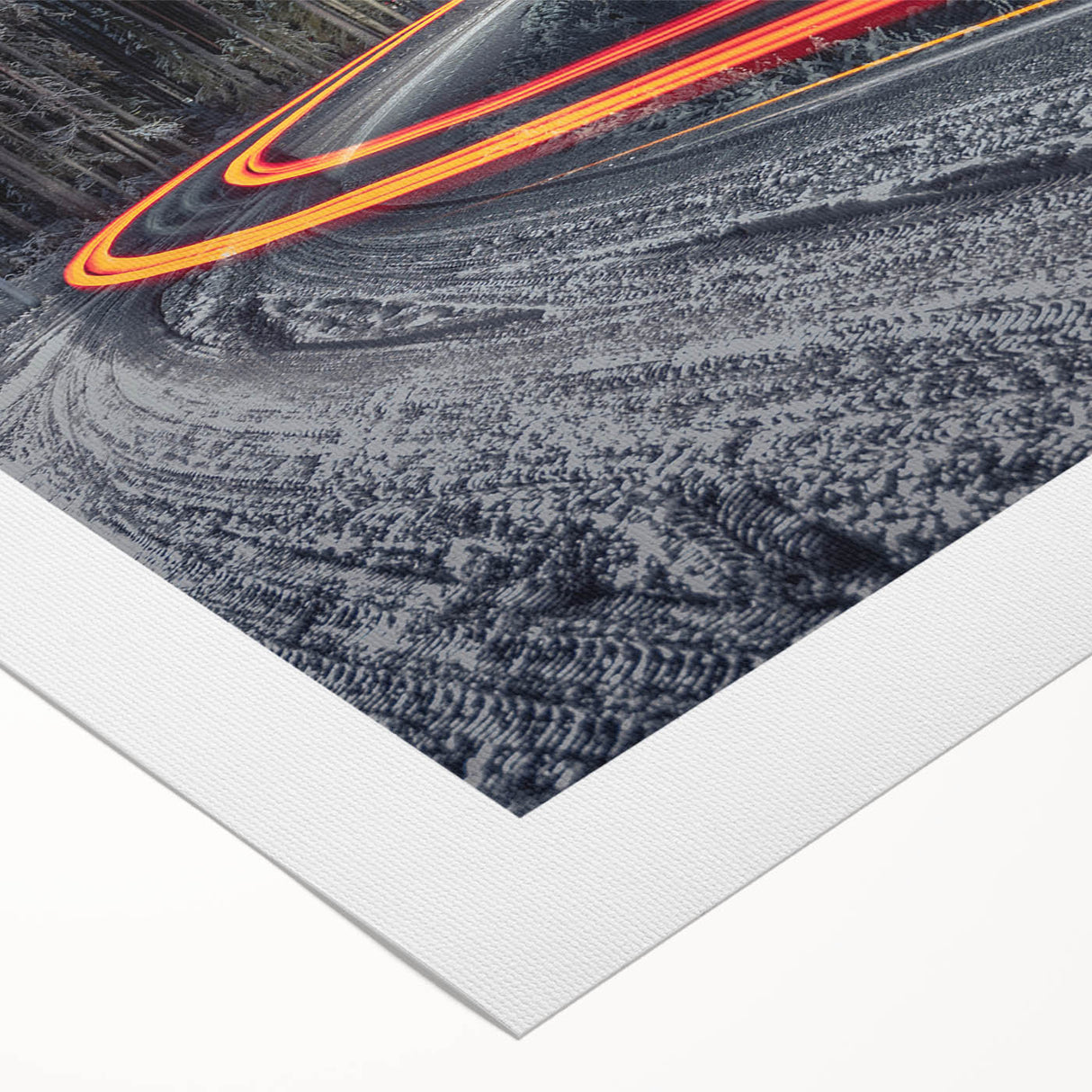 Art Deco poster featuring a European cityscape in muted gray and blue tones on a rolled canvas, ideal for dining room decor.