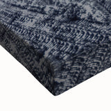 Large art of a black and white landscape painting of European scenery on stretched canvas, ideal for bedroom wall decor.