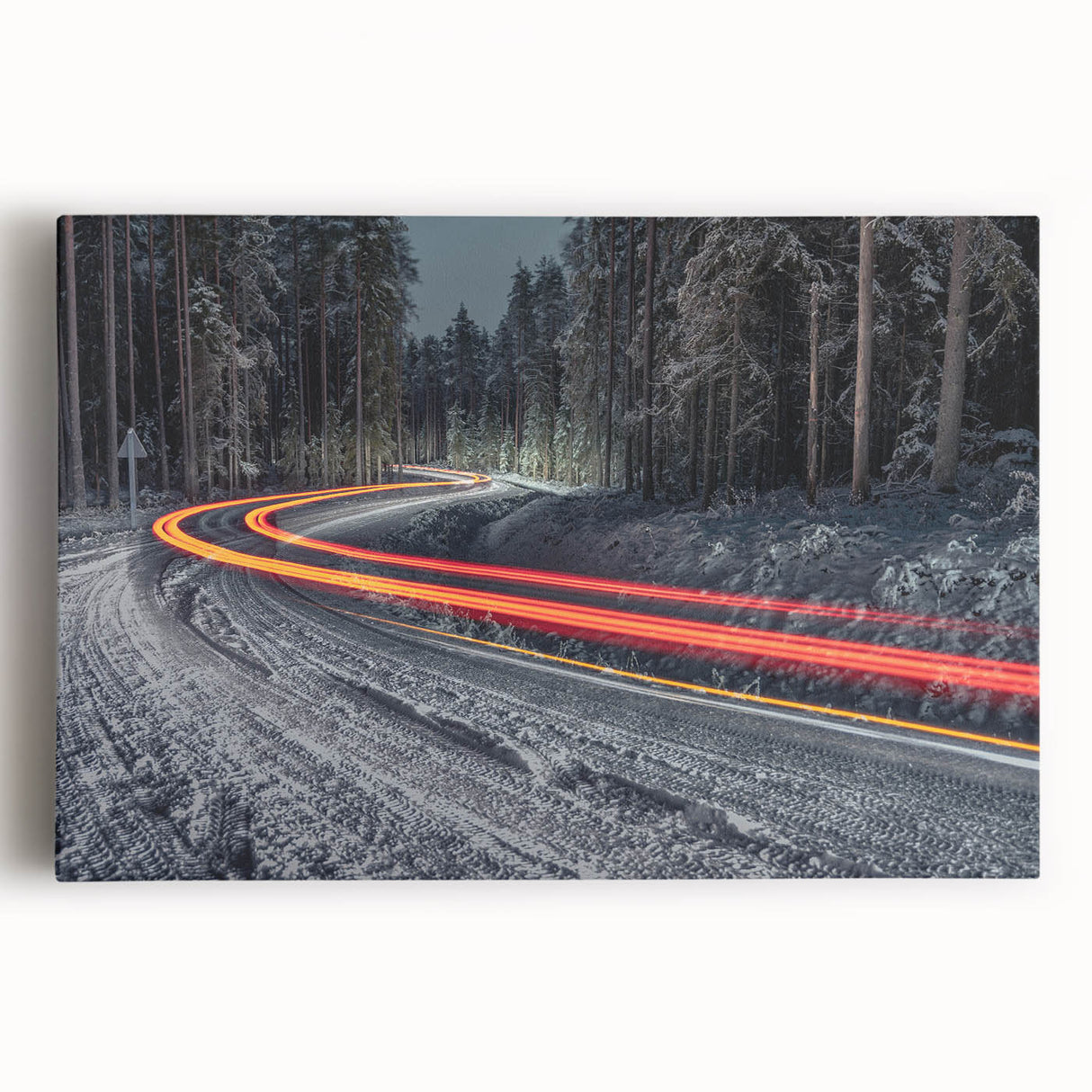 Black and white stretched canvas of a European cityscape, ideal for kitchen wall art or bedroom ambiance.