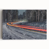 Black and white stretched canvas of a European cityscape, ideal for kitchen wall art or bedroom ambiance.