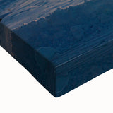 Large art featuring a black and white landscape painting of a serene Swedish scenery on stretched canvas.