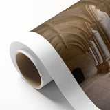 Art Deco poster of Oaxaca scenery in pastel colors on rolled canvas, ideal for nursery wall art.