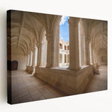 Scenic Oaxaca landscape on large stretched canvas with vibrant green and blue tones, suitable for kitchen wall art.