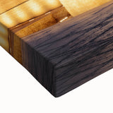 Black and white landscape art painting of a Middle Eastern scenery on large stretched canvas.