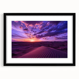 Abstract art print featuring vibrant, colorful textures of a Middle Eastern scenery on a large framed canvas.