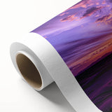 Art Deco poster of Middle Eastern scenery on rolled canvas, featuring earthy tones, ideal for nursery wall art.