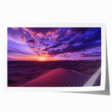 Rolled print of a Middle-Eastern Iraqi scenery with muted earth tones, ideal for art wall dining room decor.