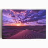 Black and white stretched canvas of a Middle Eastern desert scene, suited for kitchen wall art.