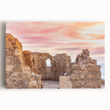 Large black and white stretched canvas featuring a Middle-Eastern cityscape, ideal for kitchen wall art.