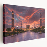 Oman desert landscape on large stretched canvas with earthy tones, suitable for kitchen wall art.