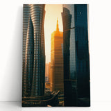 Black and white photograph of Qatar scenery on stretched canvas, ideal for kitchen wall art or bedroom ambiance.