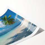 Extra large wall art of line art flowers in soft pastel colors on a rolled canvas, suitable for large living room decor.