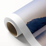 Art deco poster of Canterbury, New Zealand scenery on rolled canvas, with soft pastel shades, ideal for nursery wall art.