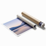 Extra large rolled print of a Canterbury, New Zealand landscape with vibrant green hues, ideal for classy bathroom wall art.