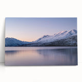 Black and white photograph of Canterbury, New Zealand scenery on stretched canvas, ideal for kitchen wall art.