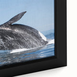 Framed canvas featuring a textured depiction of an Argentine landscape in black with colorful accents.