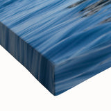 Black and white landscape art painting of an Argentinian scenery on stretched canvas, ideal for bedroom wall art.