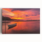 Black and white stretched canvas of a Brazilian landscape, ideal for kitchen wall art.