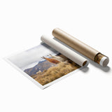 Extra large rolled print of vibrant, floral art depicting Ecuador's landscape, ideal for classy bathroom decor.