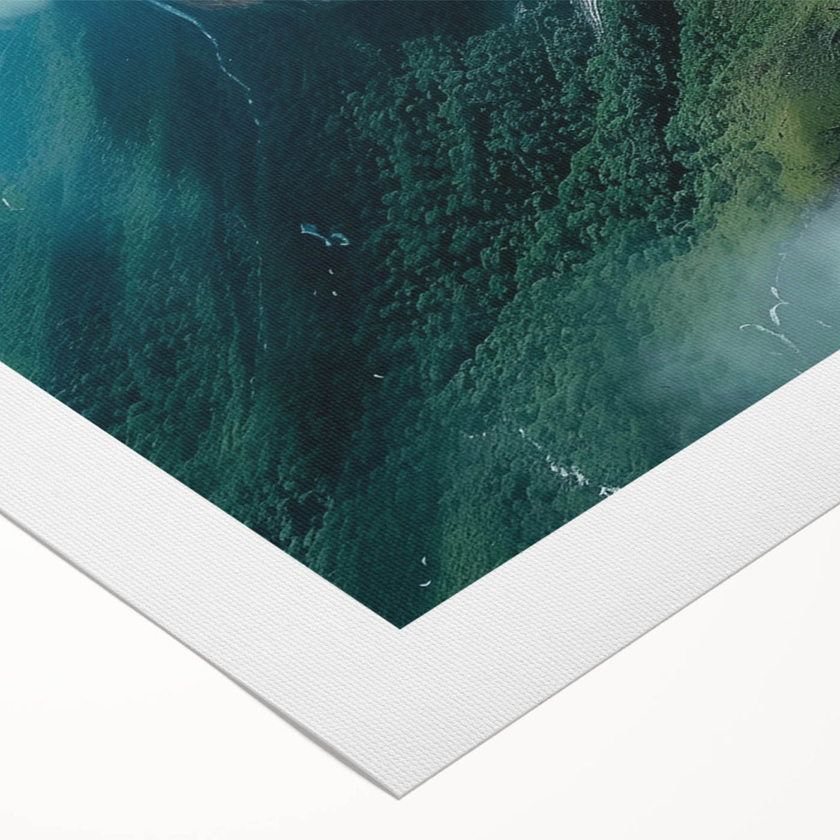 Art Deco poster featuring a vibrant scene of Venezuela on a rolled canvas, ideal for dining room wall art.
