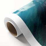 Art Deco poster of a South American scenery in pastel shades on rolled canvas, ideal for nursery wall art.