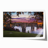 Rolled print of Alabama scenery featuring lush green landscapes and floral elements, ideal for art wall dining room.
