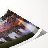 Extra large wall art featuring line art flowers in black and white on a rolled print, suitable for large living room decor.