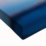 Black and white landscape painting of Arkansas scenery on large stretched canvas, ideal for bedroom wall decor.