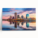 Black and white stretched canvas of Arkansas scenery, ideal for kitchen wall art or bedroom ambiance.