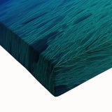 Black and white landscape art painting of Lake Tahoe on stretched canvas, ideal for bedroom wall decor.