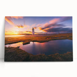 Black and white photo of Connecticut scenery on large stretched canvas, ideal for kitchen wall art or bedroom decor.