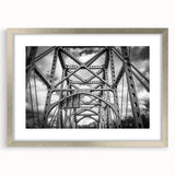 Textured abstract art print of Delaware scenery in muted earth tones, framed in silver, ideal for bedroom art.