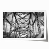 Delaware landscape in muted greens and blues on an extra-large rolled canvas, suitable for dining room wall art.