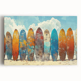 Black and white photograph of Kauai scenery on stretched canvas, suitable for kitchen wall art.