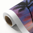 Art Deco poster of Maui scenery in pastel shades on rolled canvas, ideal for nursery wall art.