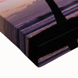 Black and white landscape art painting of Maui on stretched canvas, suitable for bedroom wall decor.