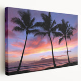 Large art of Maui coastline on stretched canvas, featuring vibrant blue and green tones, ideal for kitchen wall art.