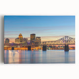 Black and white photograph of Kentucky scenery on large stretched canvas, suitable for kitchen wall art.