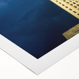 Art deco poster featuring a Louisiana landscape in muted earth tones on rolled canvas, suitable for dining room decor.