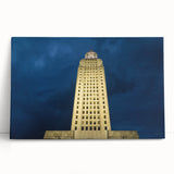 Black and white photograph of a Louisiana landscape on large stretched canvas, suitable as kitchen wall art or bedroom decor.