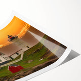 Extra large wall art featuring line art flowers in muted earth tones on rolled canvas, ideal for large living room decor.